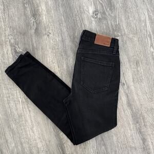 Madewell Roadtripper Black Skinny Jeans Size 25 Short Inseam